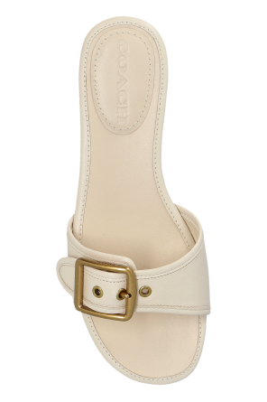 Coach Leather slides