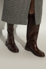 Stuart Weitzman BROWN Leather boots Celia