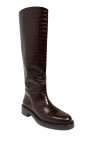 Stuart Weitzman BROWN Leather boots Celia