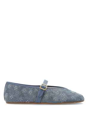 Ballet flats with shimmering sequins