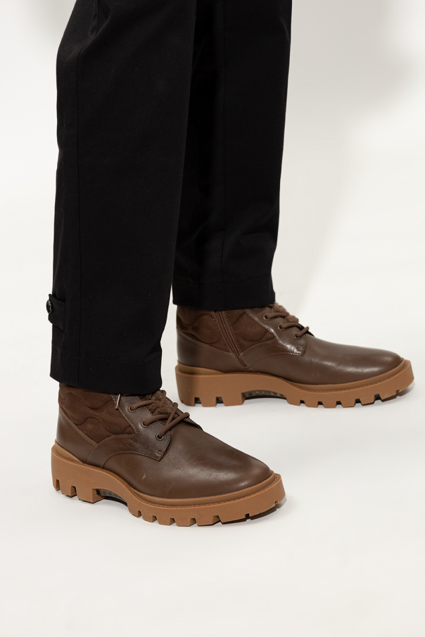 coach borgogna ‘Citysole Lace Up’ ankle boots