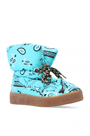 Khrisjoy Snow boots with paisley motif