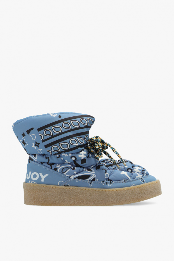 Khrisjoy Snow boots with paisley motif