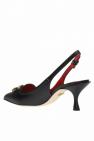 Dolce & Gabbana BLACK ‘Slingback’ pumps with cut-out