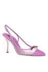 Dolce & Gabbana PURPLE ‘Slingback’ pumps with cut-out