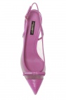 Dolce & Gabbana PURPLE ‘Slingback’ pumps with cut-out