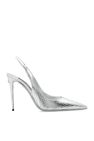 Dolce & Gabbana SILVER Leather pumps