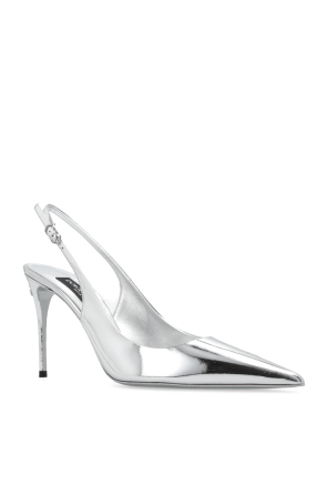 Dolce & Gabbana's Crossbody Bag Mirror finish pumps