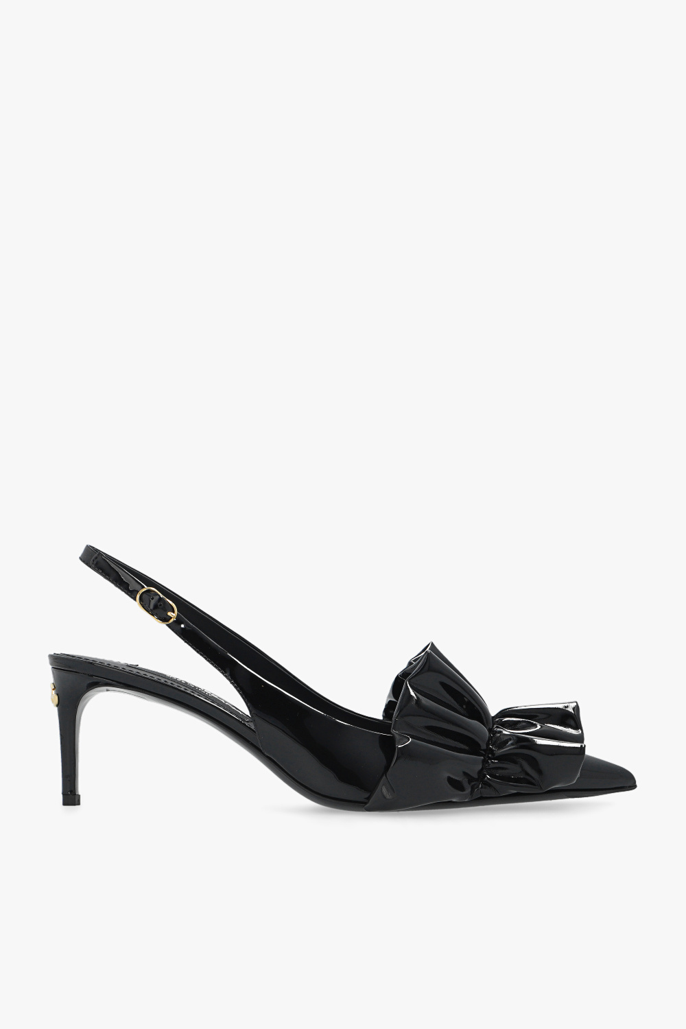 Court shoes Dolce & Gabbana - Lori dog detailed patent leather pumps -  CD1075AV1328L361