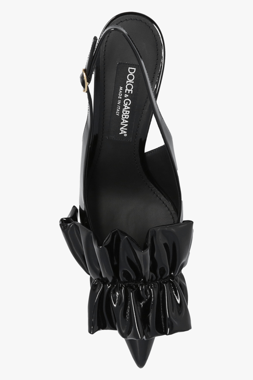 Court shoes Dolce & Gabbana - Lori dog detailed patent leather pumps -  CD1075AV1328L361