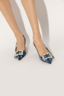 Dolce & Gabbana BLUE Appliquéd pumps