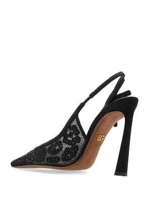 Dolce & Gabbana Zapatos de tacón con cristales brillantes