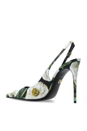 Dolce & Gabbana Heeled shoes with floral pattern