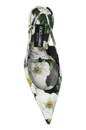 Dolce & Gabbana Heeled shoes with floral pattern