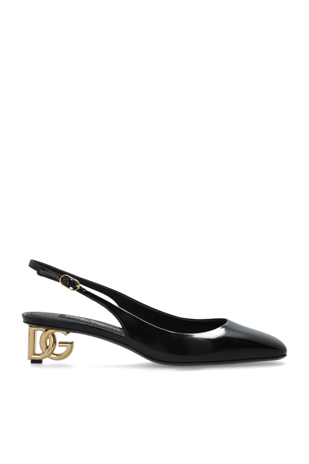 Leather heeled shoes od Dolce & Gabbana