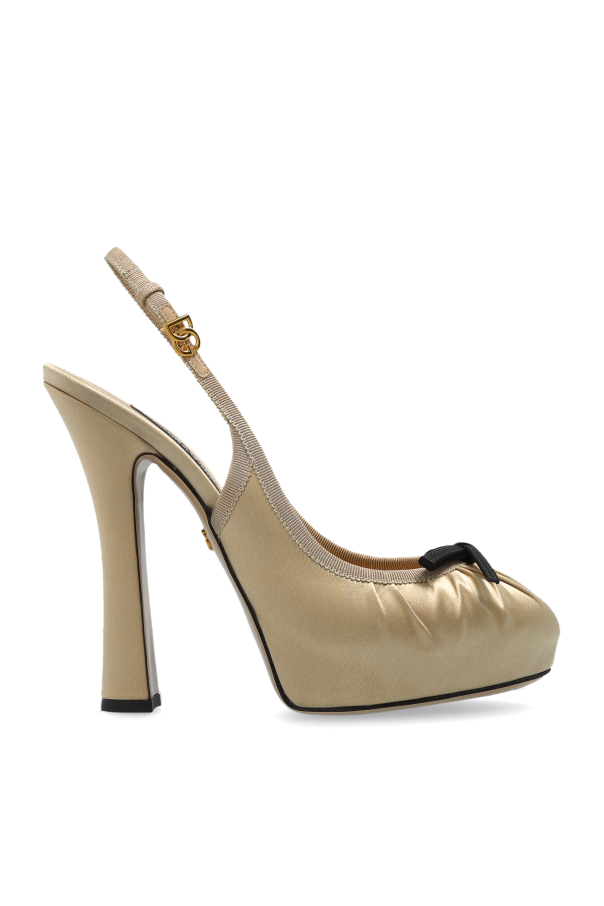 Satin platform shoes od Dolce & Gabbana