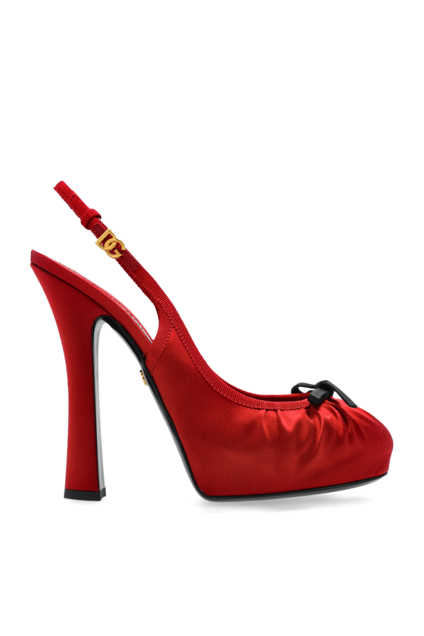 Satin platform shoes od Dolce & Gabbana