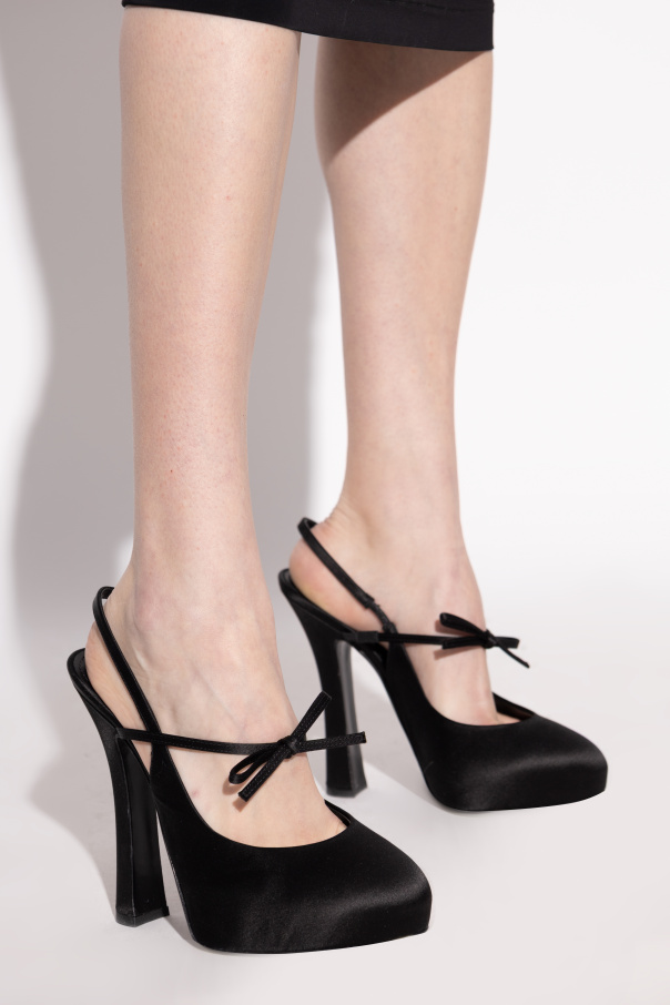 Dolce & Gabbana Satin platform shoes