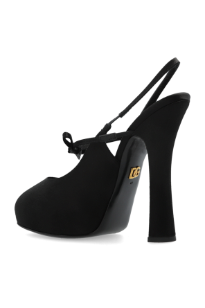 Dolce & Gabbana Satin platform shoes