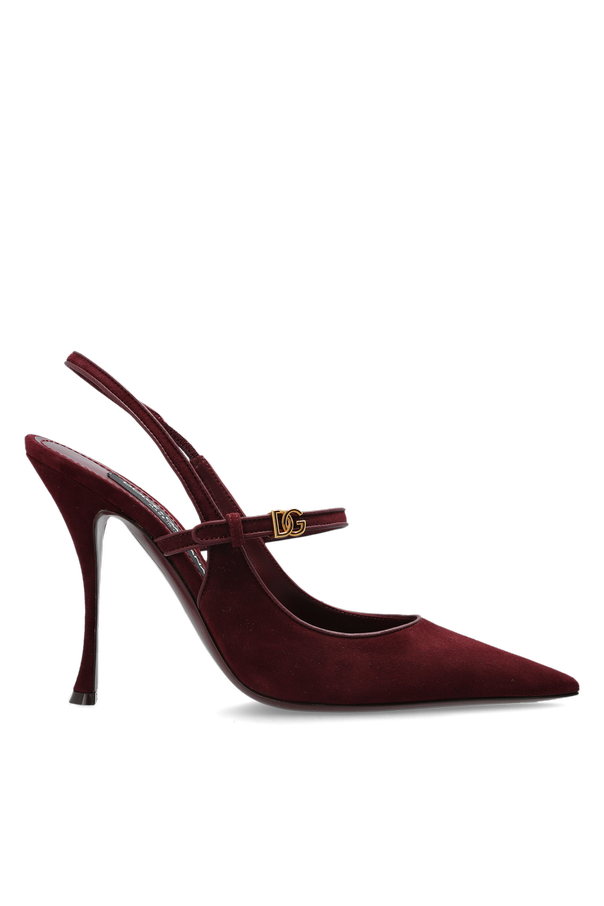 Suede high-heeled shoes od Dolce & Gabbana