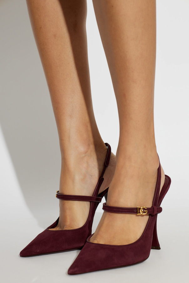 Dolce & Gabbana Suede high-heeled shoes
