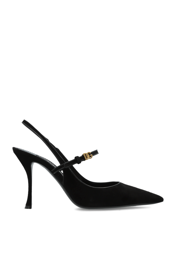 Suede high-heeled shoes od Dolce & Gabbana