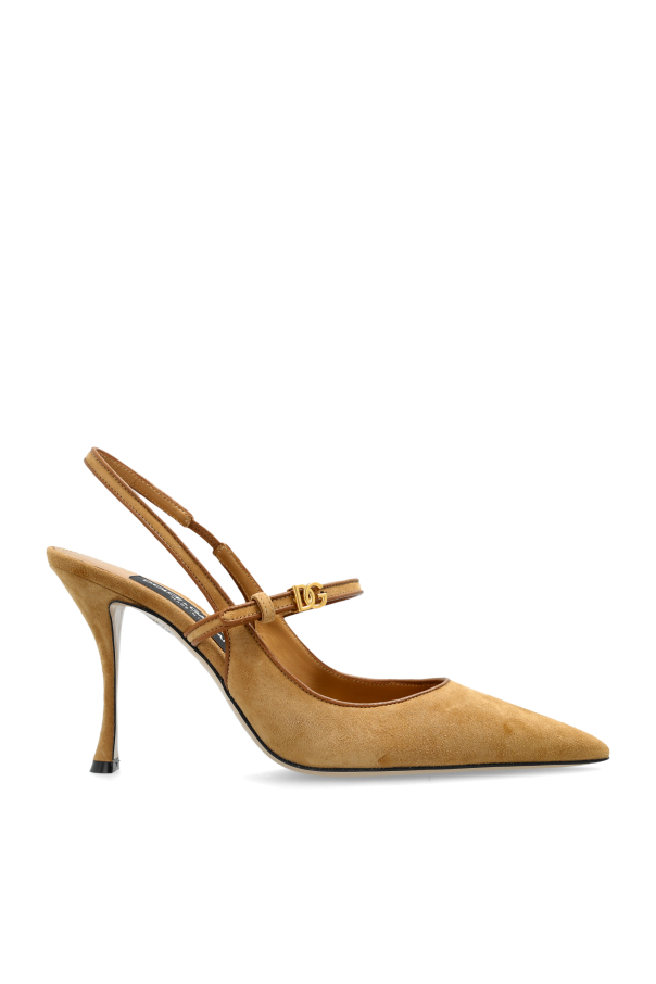 Suede heeled shoes od Dolce & Gabbana