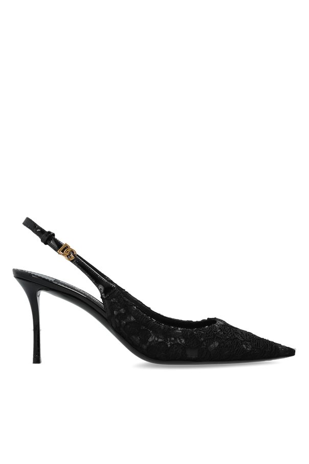Lace high heel shoes od Dolce & Gabbana