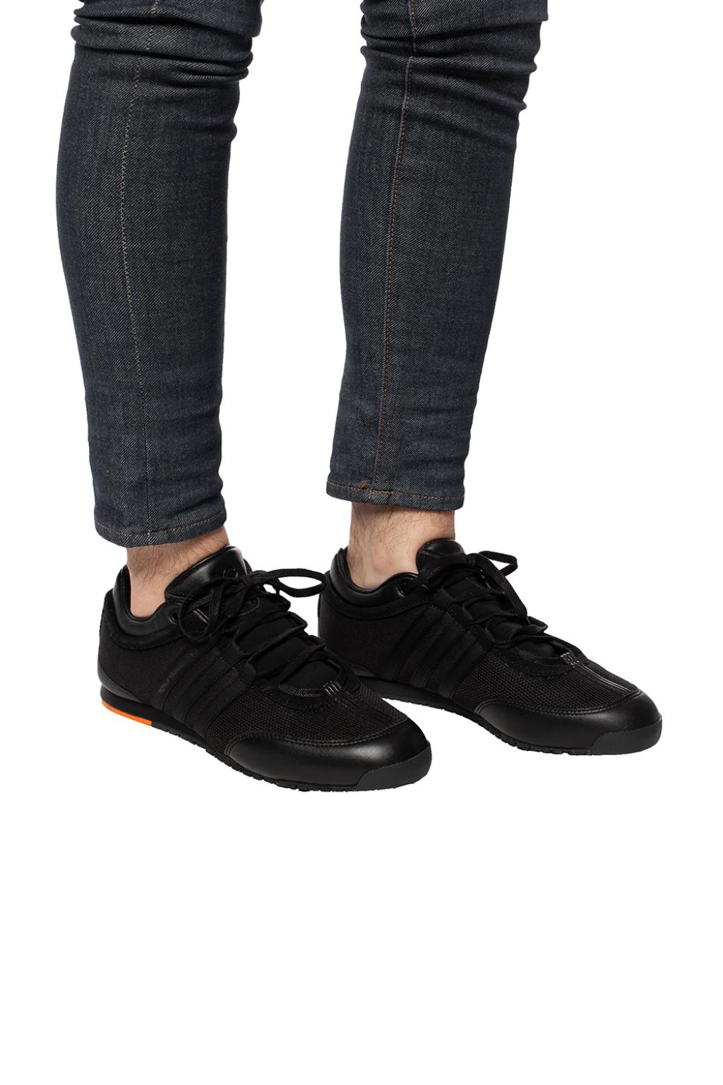 y3 boxing trainers black and orange