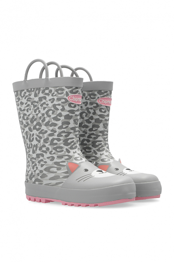 Chipmunks ‘Phoebe Print Cat’ rain boots