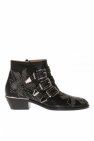 suede heeled ankle boots see by chloe shoes