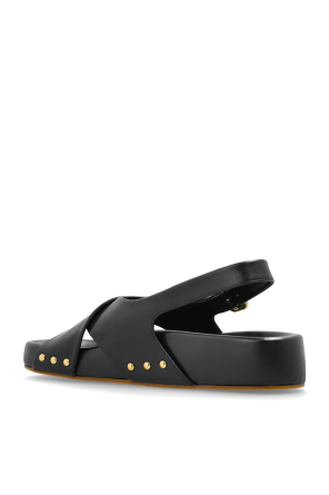 Chloé Ledersandalen