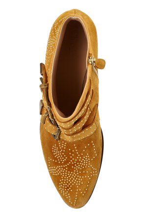 Chloé Suede heeled ankle boots `Susan`