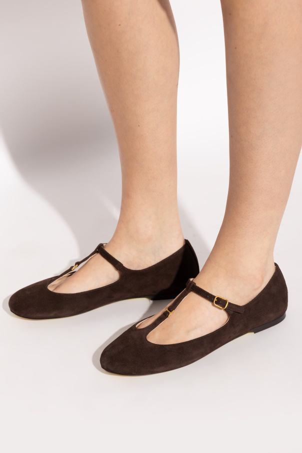 Chloé Leder-Ballerinas ‘Marcie’