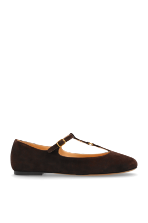 ‘Marcie’ leather ballet flats