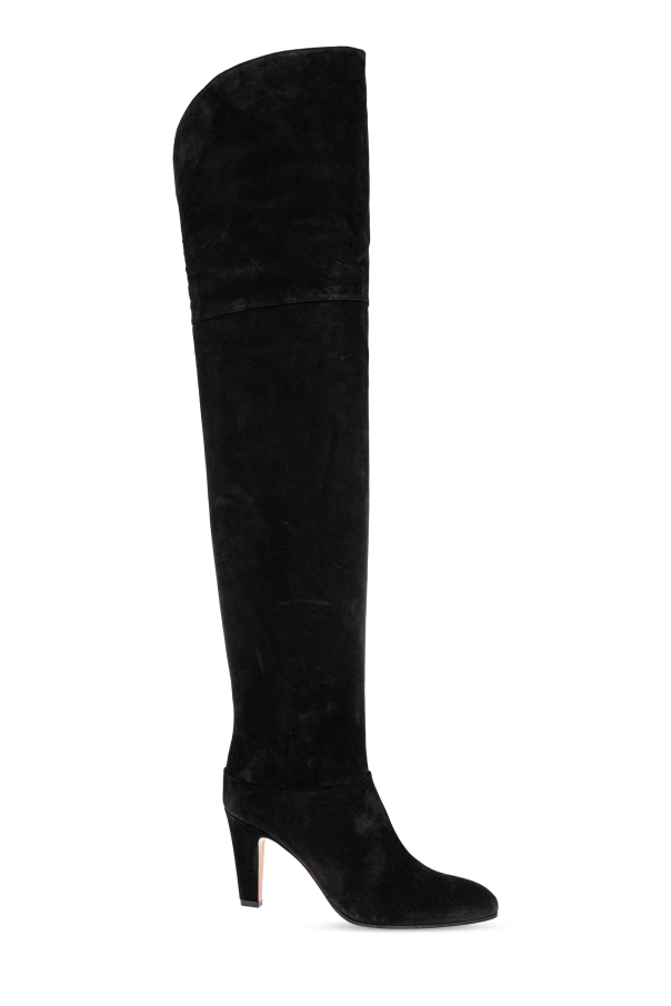 Leather heeled boots ‘Eve’ od Chloé