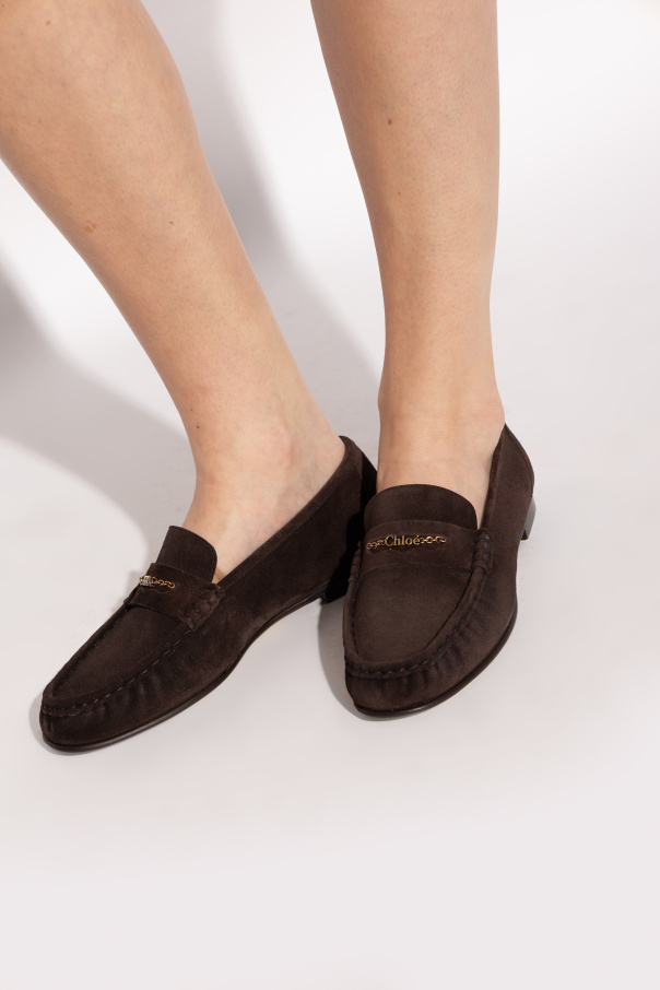 Chloé Skórzane buty typu ‘Loafers’