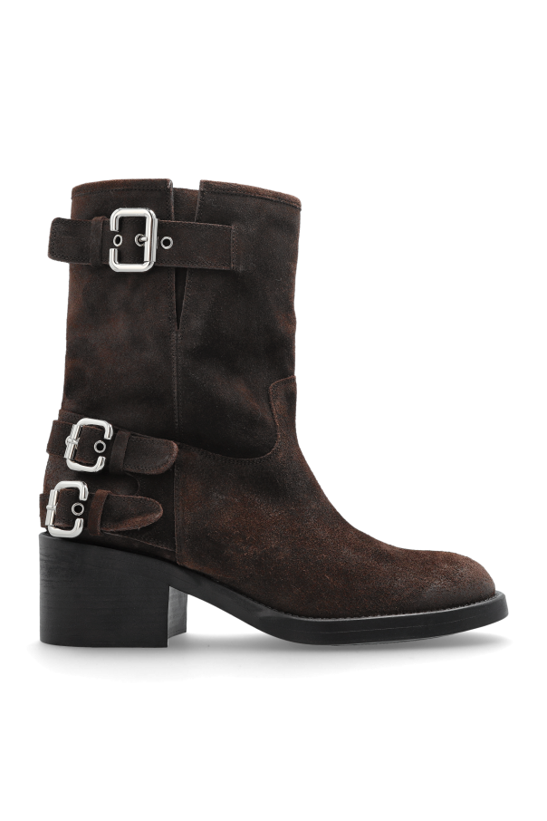 ‘Dakota’ leather ankle boots od Chloé