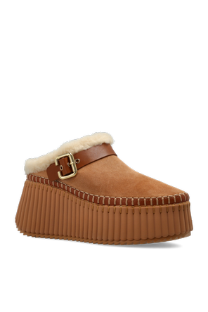 Chloé Zammschuhe ‘Nama’ auf Plateau