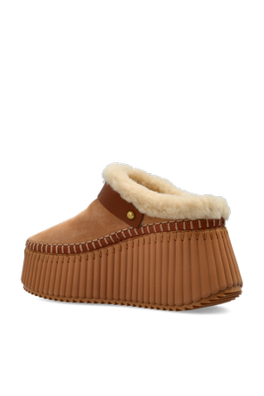 Chloé Zammschuhe ‘Nama’ auf Plateau
