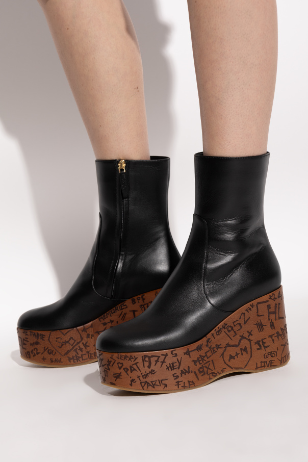 Chloé ‘Maxime’ wedge ankle boots