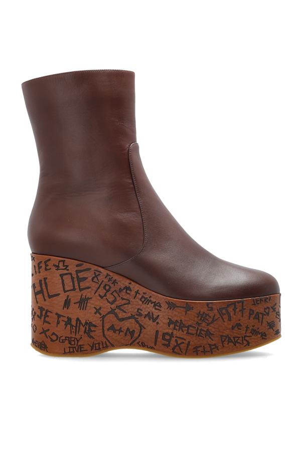Wedge ankle boots `Maxime` od Chloé