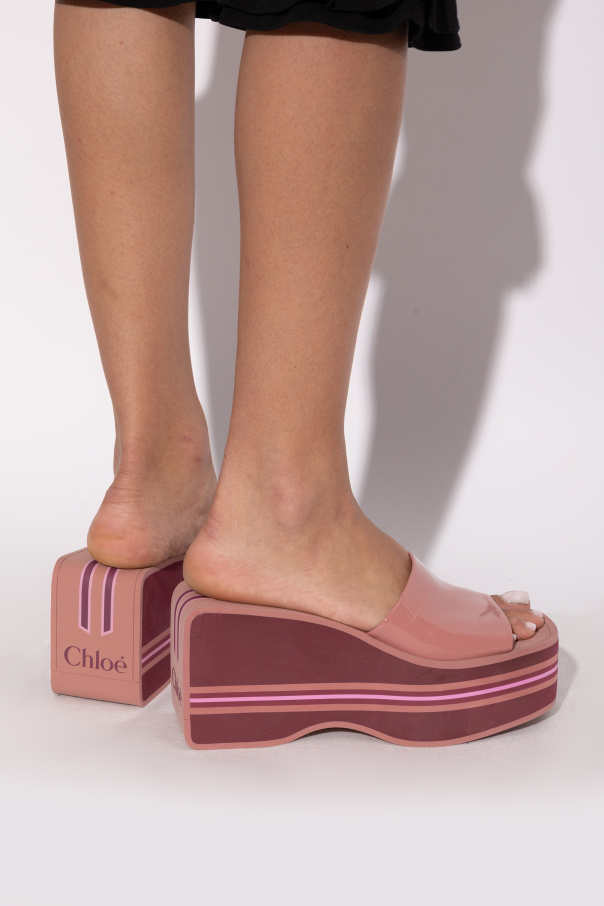 Chloé Wedge Flip-Flops "Swimming Cool"