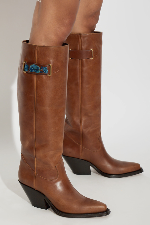 Chloé Botas cowboy de cuero ‘Azelan’