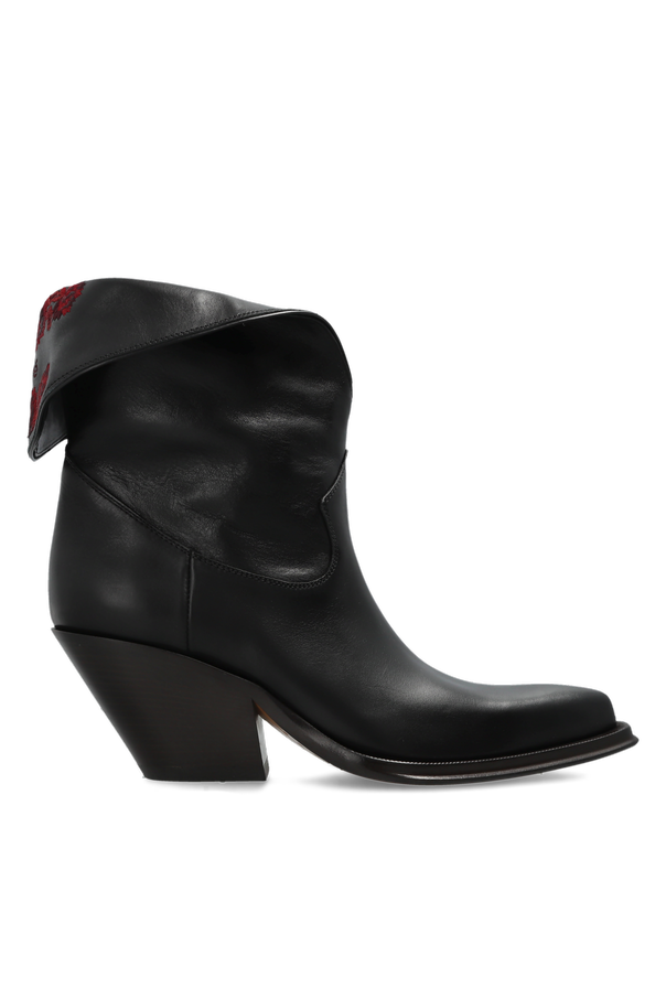 ‘Azelan’ leather cowboy boots od Chloé