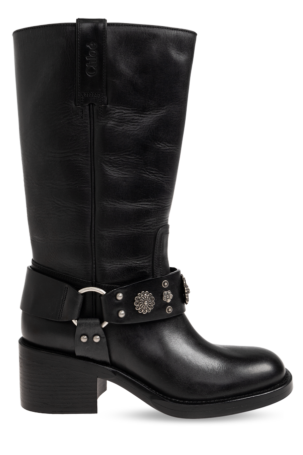 ‘Dakota’ leather cowboy boots od Chloé