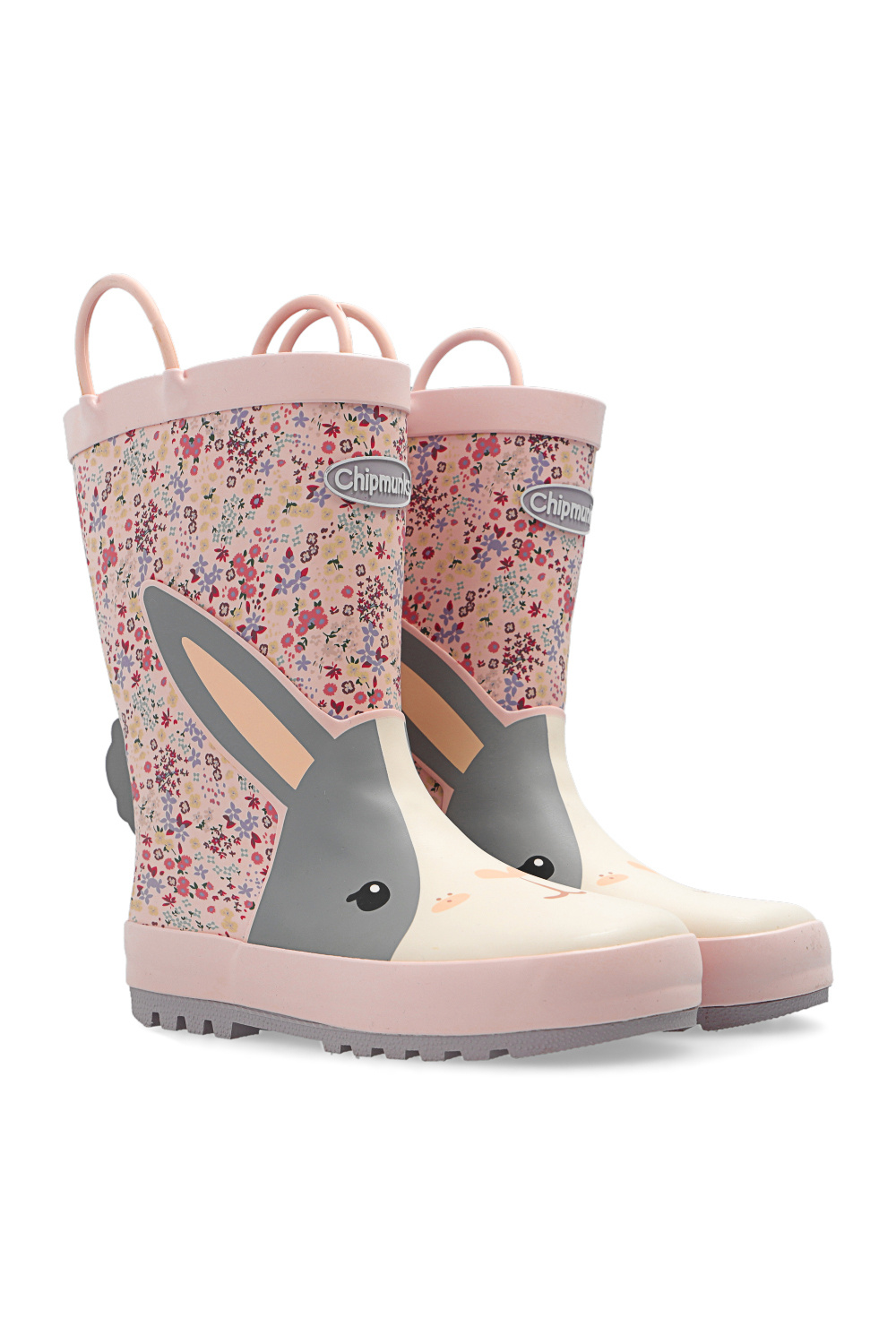 Pink Patterned rain boots Gucci Kids - Vitkac TW