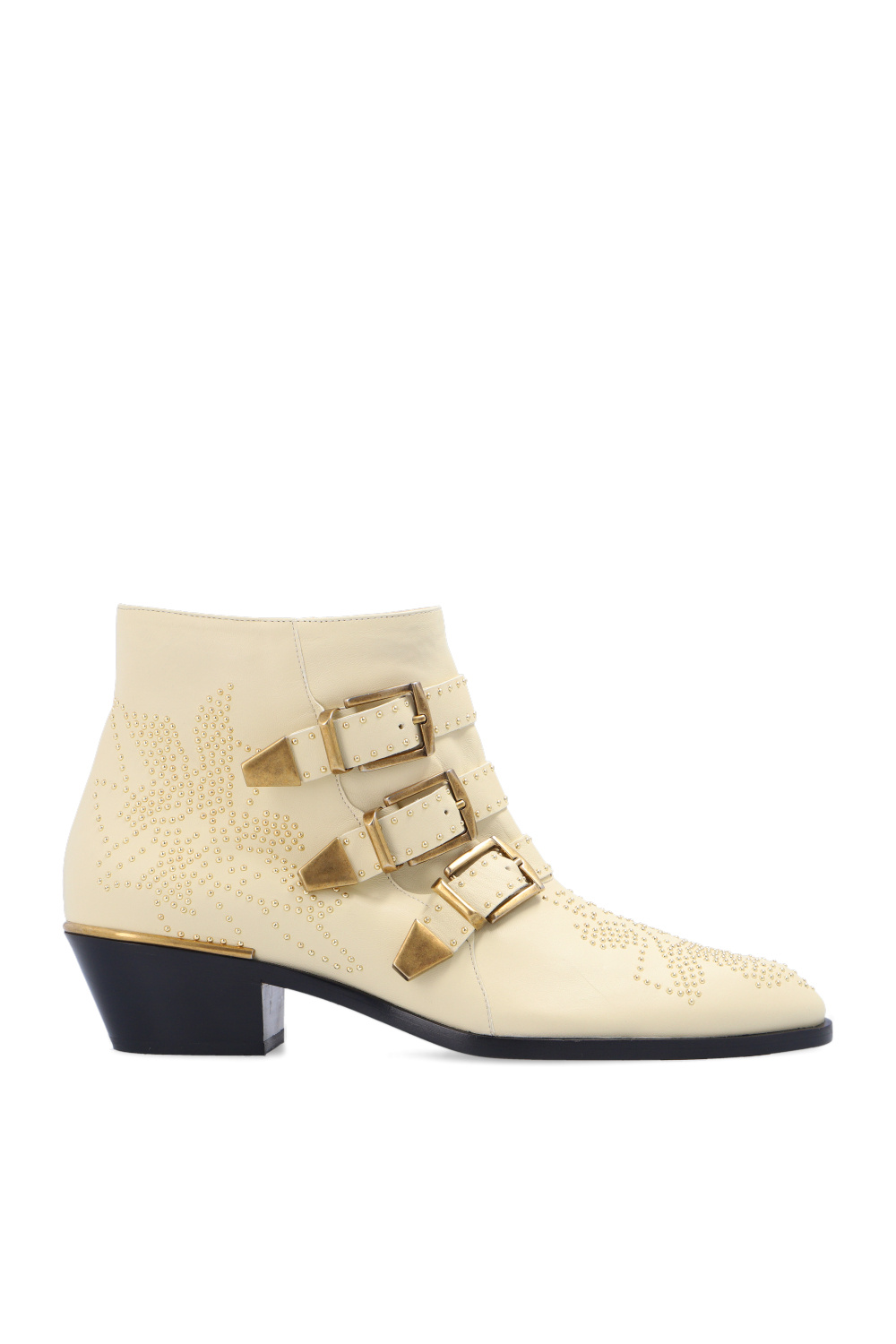 chloe cream boots