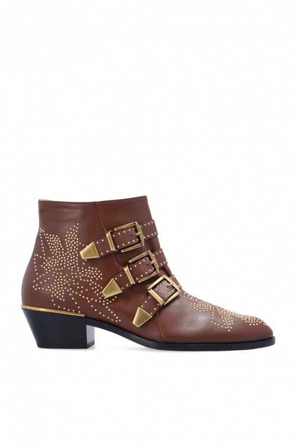 Chloé ‘Susanna’ leather silk boots