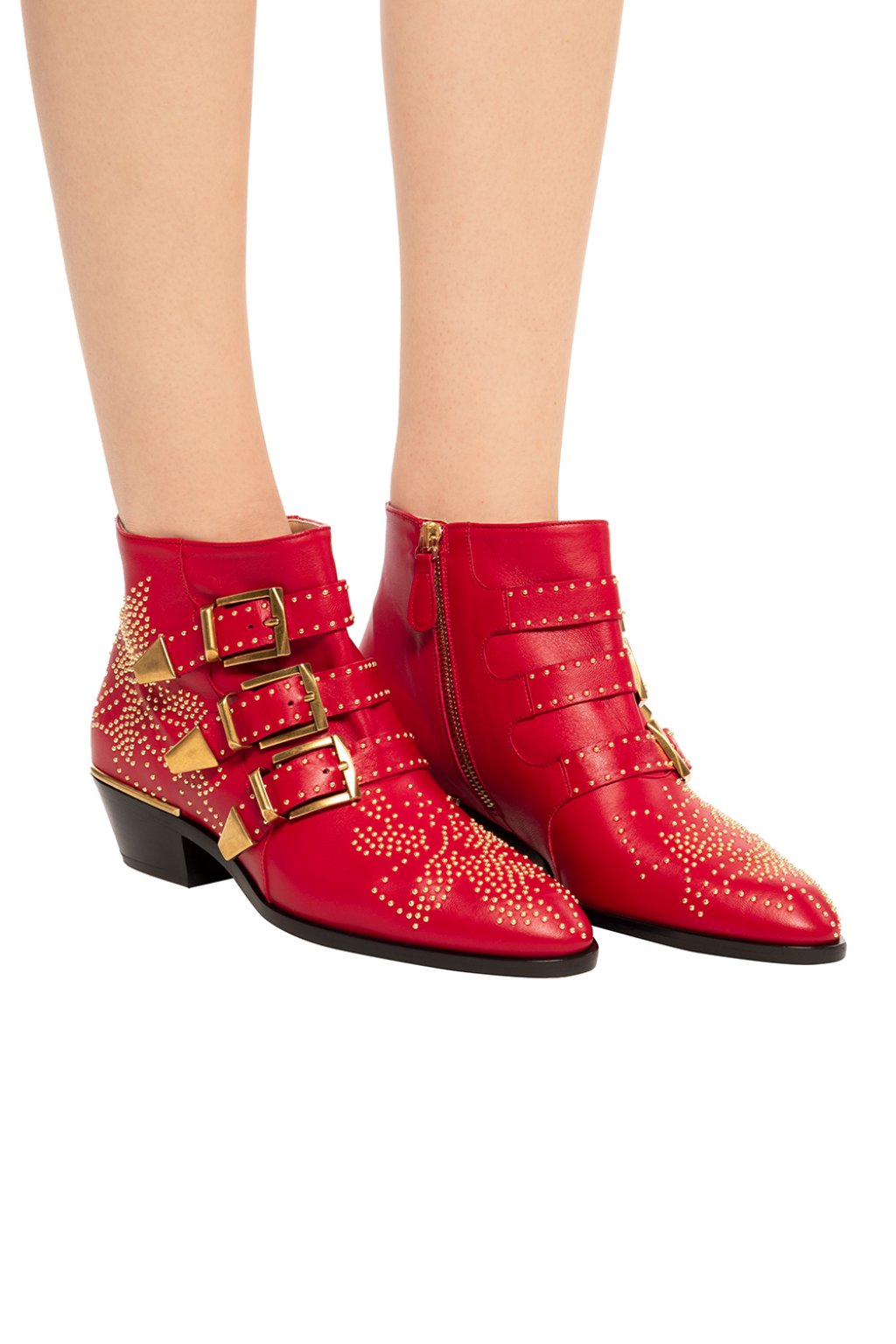 løfte op patrulje Colonial Chloé 'Susanna' leather ankle boots | Women's Shoes | Vitkac